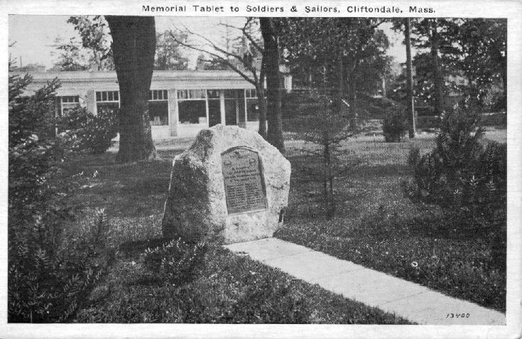 Memorial Tablet to Soldiers &amp; Sailors